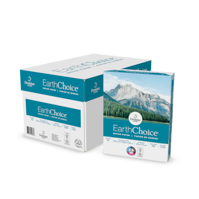 EarthChoice 8.5" x 11" Multipurpose Paper, 20 lbs., 5000 Sheets/Carton (2700)