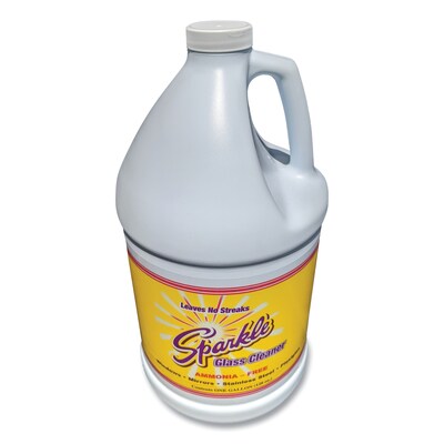 Sparkle Glass Cleaner Refill, Unscented, 1 gal. (FUN20500)