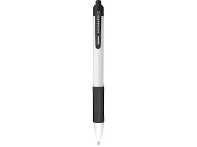 Zebra Sarasa Dry X20+ Retractable Gel Pen, Medium Point, 0.7mm, Black Ink, Dozen (41610)