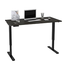 Bestar Universel 60W Electric Height Adjustable Desk, Deep Grey (65867-32)