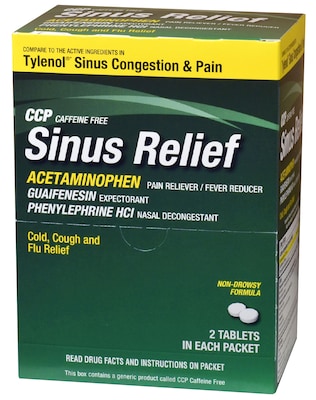 Lil Drugstore® Sinus Relief (Compare to Tylenol® Sinus Congestion & Pain), 50/Box (LIL97217)
