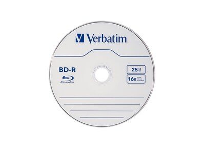 Verbatim BD-R, 16x, 25GB, 10/Box (97238)