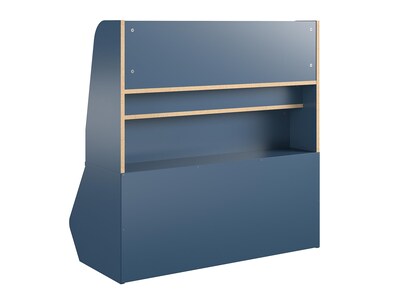 Ameriwood Tyler 36"H 5-Shelf Bookcase, Navy Particle Board (4947837COM)