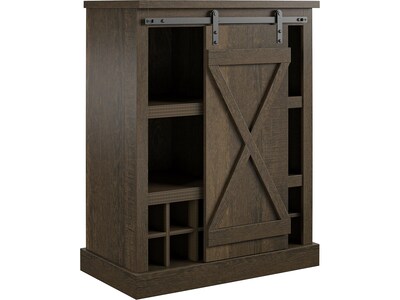 Ameriwood Knox County 36 Bar Cabinet with 4 Shelves, Oak Brown (3389903COM)