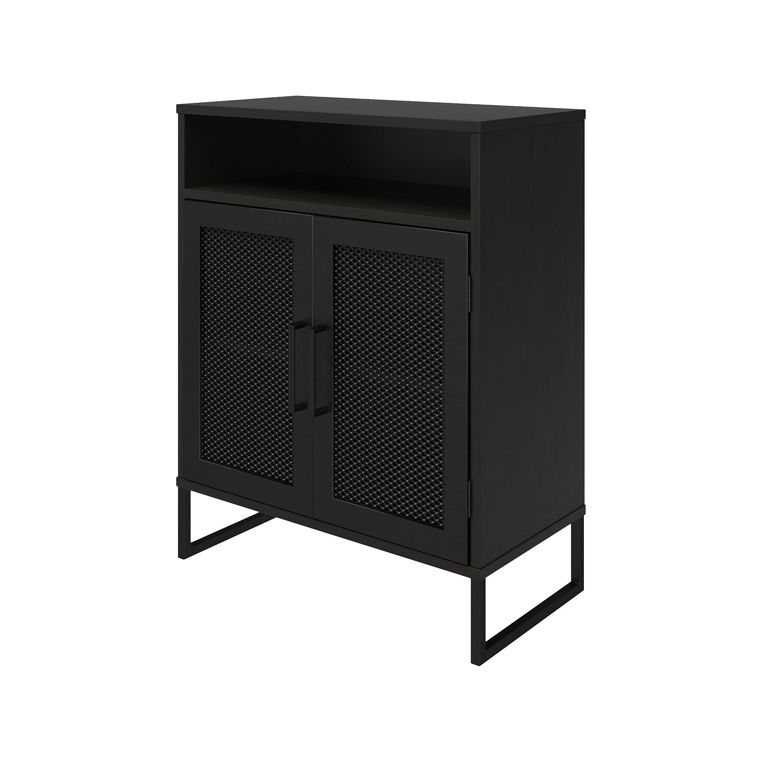 Ameriwood Purdue 30 Storage Cabinet with 3 Shelves, Black Oak (3558335COM)