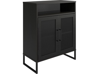 Ameriwood Purdue 30 Storage Cabinet with 3 Shelves, Black Oak (3558335COM)