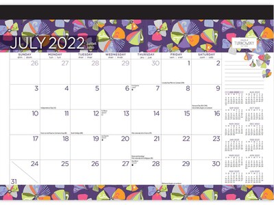2022-2023 Plato House of Turnowsky 10 x 14 Monthly Desk Pad Calendar (9781975450311)