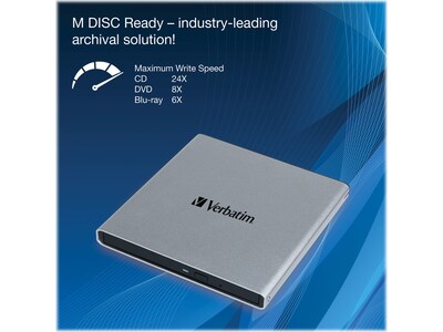 USB3.0 External Super Slim Black Tray Load DVD Burner