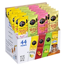 4C Tea 2 Go Sugar Free Iced Tea Mix, Variety Pack, 44/Pack (220-02009)