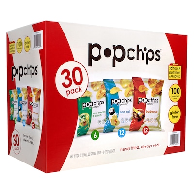 Popchips Variety Pack 0.8oz 30CT (220-01998)