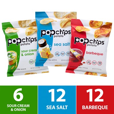 popchips Variety Pack 0.8oz 30CT (220-01998)