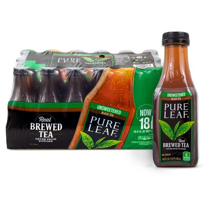 Pure Leaf Tea, Sweet, Real Brewed, 18 Pack - 18 pack, 16.9 fl oz bottles