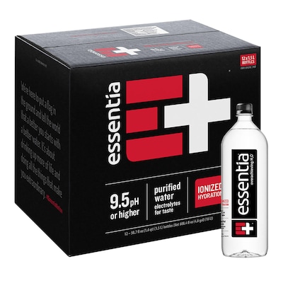 Essentia Ionized Alkaline Water, 12 ct./50.4 oz.