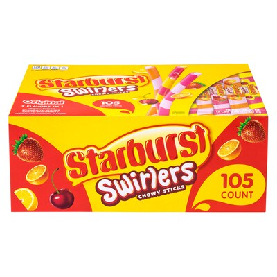 Starburst Original Swirlers Chewy Candy Sticks, 105/Pack (220-02003)
