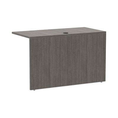 Alera Valencia Series Reversible Return/Bridge Shell, 47.25" x 23.63" x 29.5", Gray (ALEVA354824GY)