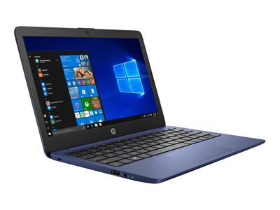 HP Stream 11-ak0030nr 11.6 Laptop, Intel Celeron, 4GB Memory, 64 GB eMMC, Windows 11 (47X72UA#ABA)