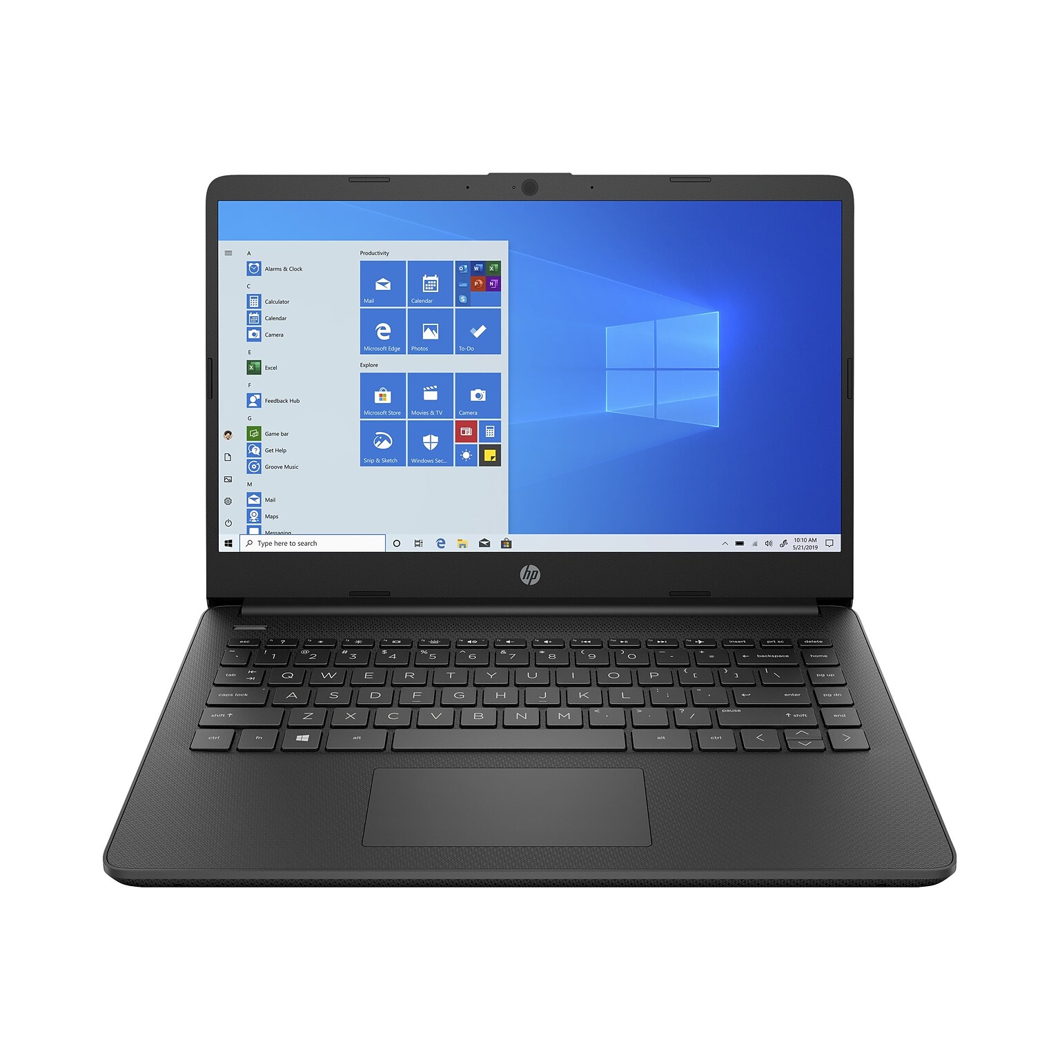 HP 14-dq0020nr 14 Laptop, Intel Celeron, 4GB Memory, 64 GB eMMC, Windows 10 (47X75UA#ABA)