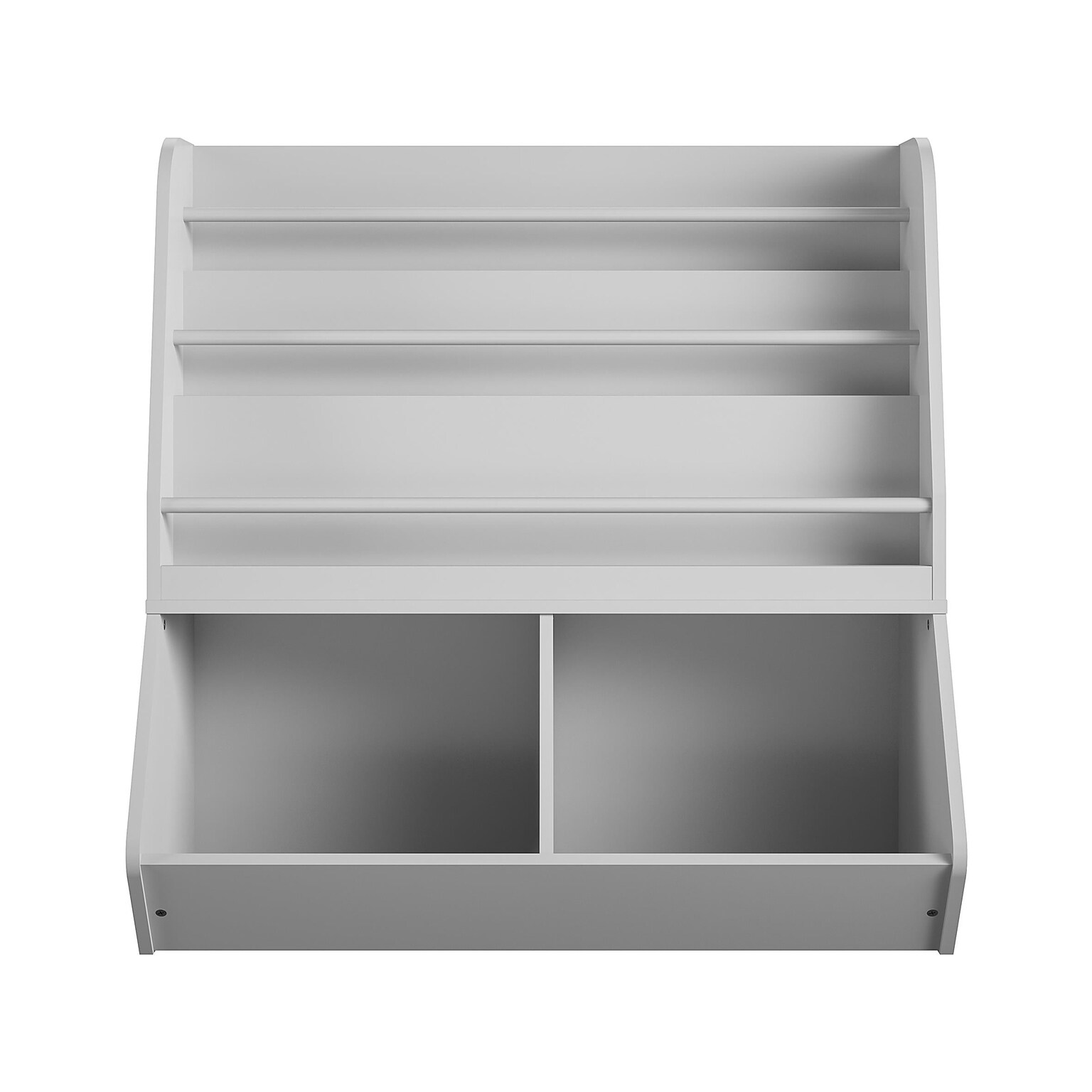 Ameriwood Tyler 36H 5-Shelf Bookcase, Dove Gray Particle Board (4947412COM)