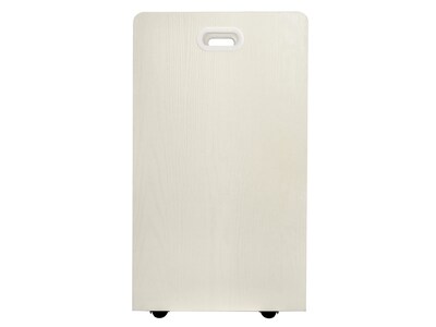 AdirOffice 50-Slot Roll File Cabinet, Mobile, White, 30", 2/Pack (626-WHI-2PK)