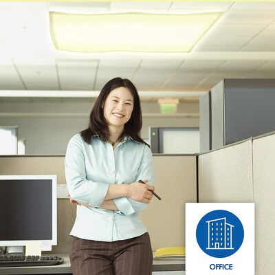 Educational Insights The Original Fluorescent Light Filters, 2' x 4', Whisper White, 4/Set (1231)