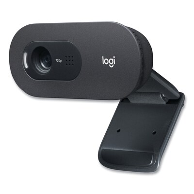 Logitech C505e HD Business Webcam, 1280 pixels x 720 pixels, Black