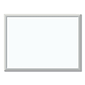 U Brands Melamine Dry Erase Whiteboard, Silver Aluminum Frame, 23" x 17" (00030AANNN)