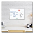 U Brands Melamine Dry Erase Whiteboard, Silver Aluminum Frame, 23 x 17 (00030AANNN)