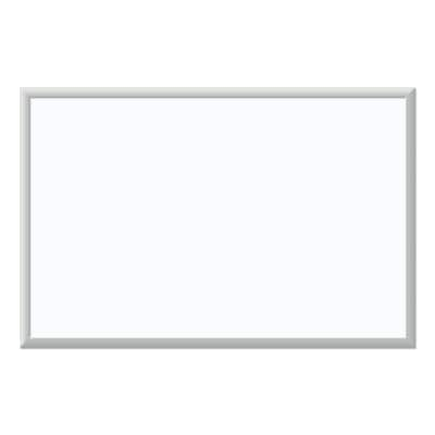 U Brands Melamine Dry Erase Whiteboard, Silver Aluminum Frame, 3 x 2 (00031AANNN)