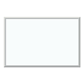 U Brands Melamine Dry Erase Whiteboard, Silver Aluminum Frame, 3 x 2 (00031AANNN)