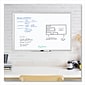 U Brands Melamine Dry Erase Whiteboard, Silver Aluminum Frame, 3' x 2' (00031AANNN)