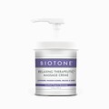 Biotone Relaxing Therapeutic Massage Creme, Lavender Scent, 16 oz Jar with Pump (RTMC16Z)