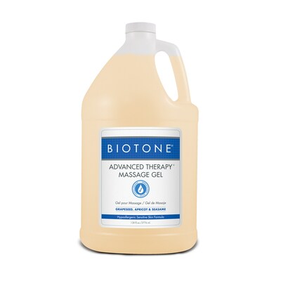 Biotone Advanced Therapy Massage Gel, Unscented, 1 Gallon Bottle (ATG1G)