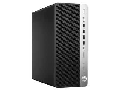 HP EliteDesk 800 G3 Refurbished Desktop Computer, Intel Core i5-6400T, 32GB Memory, 512GB SSD (2DR52