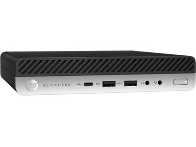 HP EliteDesk 800 G3 Refurbished Desktop Computer, Intel Core i7-6700T, 16GB Memory, 256GB SSD (3ED16