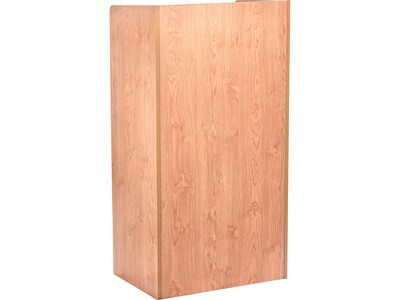 AdirOffice 46.5" Presentation Lectern with Cover, Medium Oak (661-07-MEO)