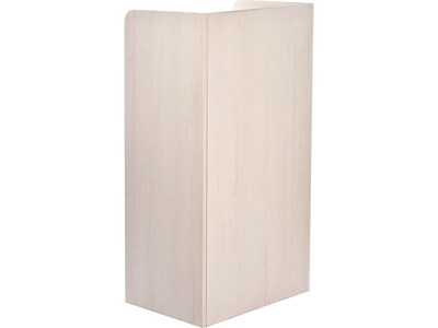 AdirOffice 46.5" Presentation Lectern with Cover, White (661-07-WHI)