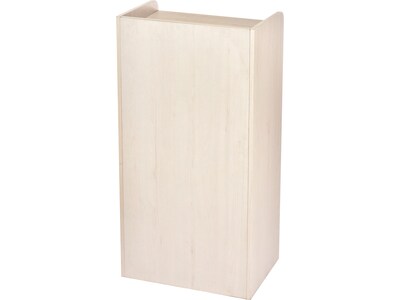AdirOffice 46.5" Presentation Lectern with Cover, White (661-07-WHI)