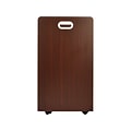 AdirOffice 50-Slot Roll File Cabinet, Mobile Files, for Large Roll, Mahogany, 30, 2/Pack (626-MA-2P