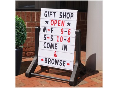 Excello Global Products Swinging Sign Letters, 4.38", 792/Pack (EGP-HD-0091-CS)