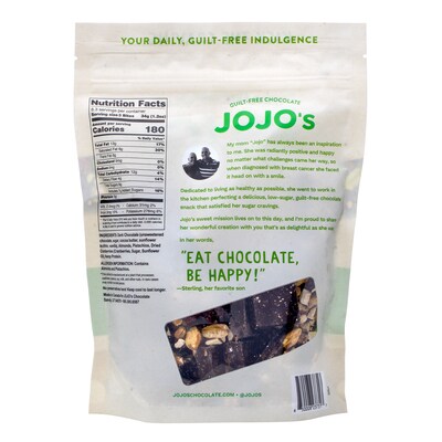 JoJo's Original Dark Chocolate Bites 10oz (220-02039)