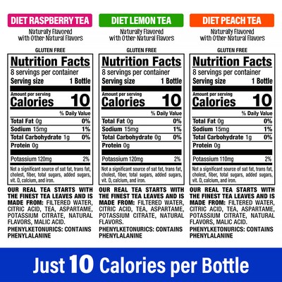 Diet Snapple Ice Tea Variety Pack, 20 oz., 24/Pack (220-02043)