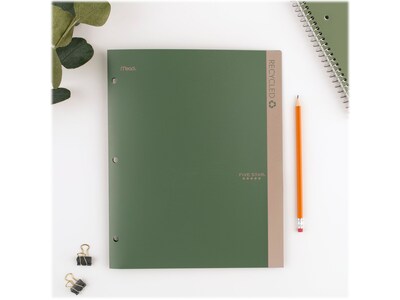 Five Star 100% Recycled 3-Hole Punched 2-Pocket Paper Folder, Assorted Colors (330027-22)