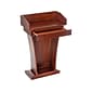 AdirOffice 43.3" Podium Lectern with Cover, Cherry (661-012-CH-PKG)