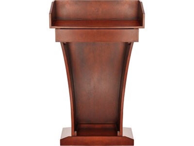 AdirOffice 43.3" Podium Lectern, Cherry (661-012-CH-PKG)