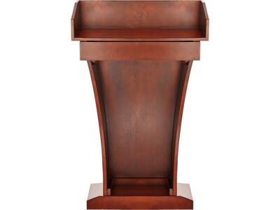 AdirOffice 43.3" Podium Lectern with Cover, Cherry (661-012-CH-PKG)