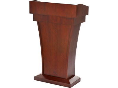 AdirOffice 43.3" Podium Lectern, Cherry (661-012-CH-PKG)