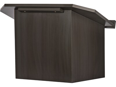 AdirOffice 19" Tabletop Lectern with Cover, Black (661-05-BLK-PKG)