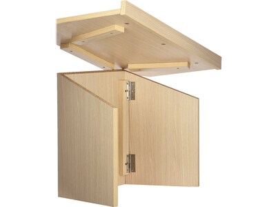 AdirOffice 19" Tabletop Lectern with Cover, Medium Oak (661-05-MEO-PKG)