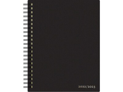 2022-2023 Plato 6 x 7.75 Weekly Desk Planner, Black (9781975456122)
