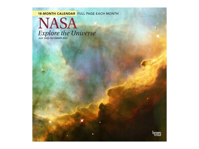 2022-2023 BrownTrout NASA Explore the Universe 12 x 12 Monthly Wall Calendar (9781975454821)